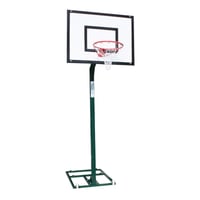 Set di cestini da minibasket monotubolari con ruote, senza tabellone, anello o contrappeso